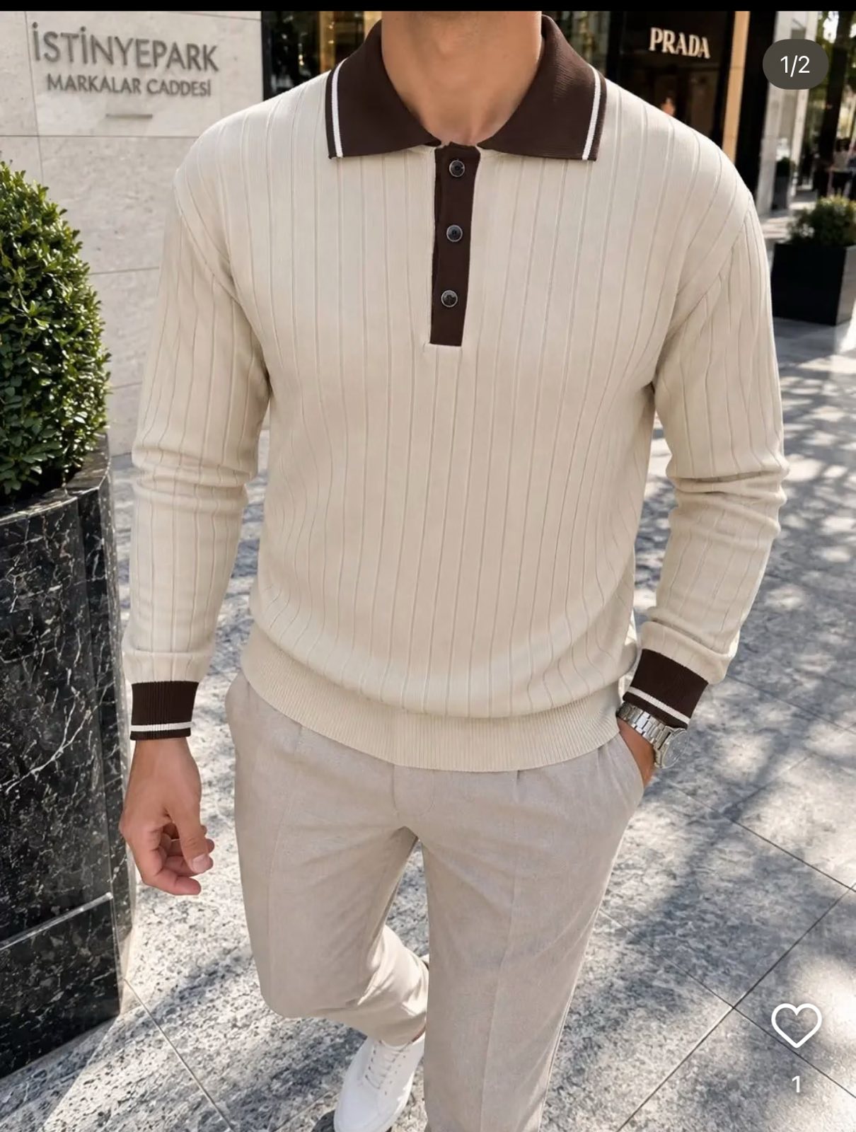 Muški polo džemper RM960