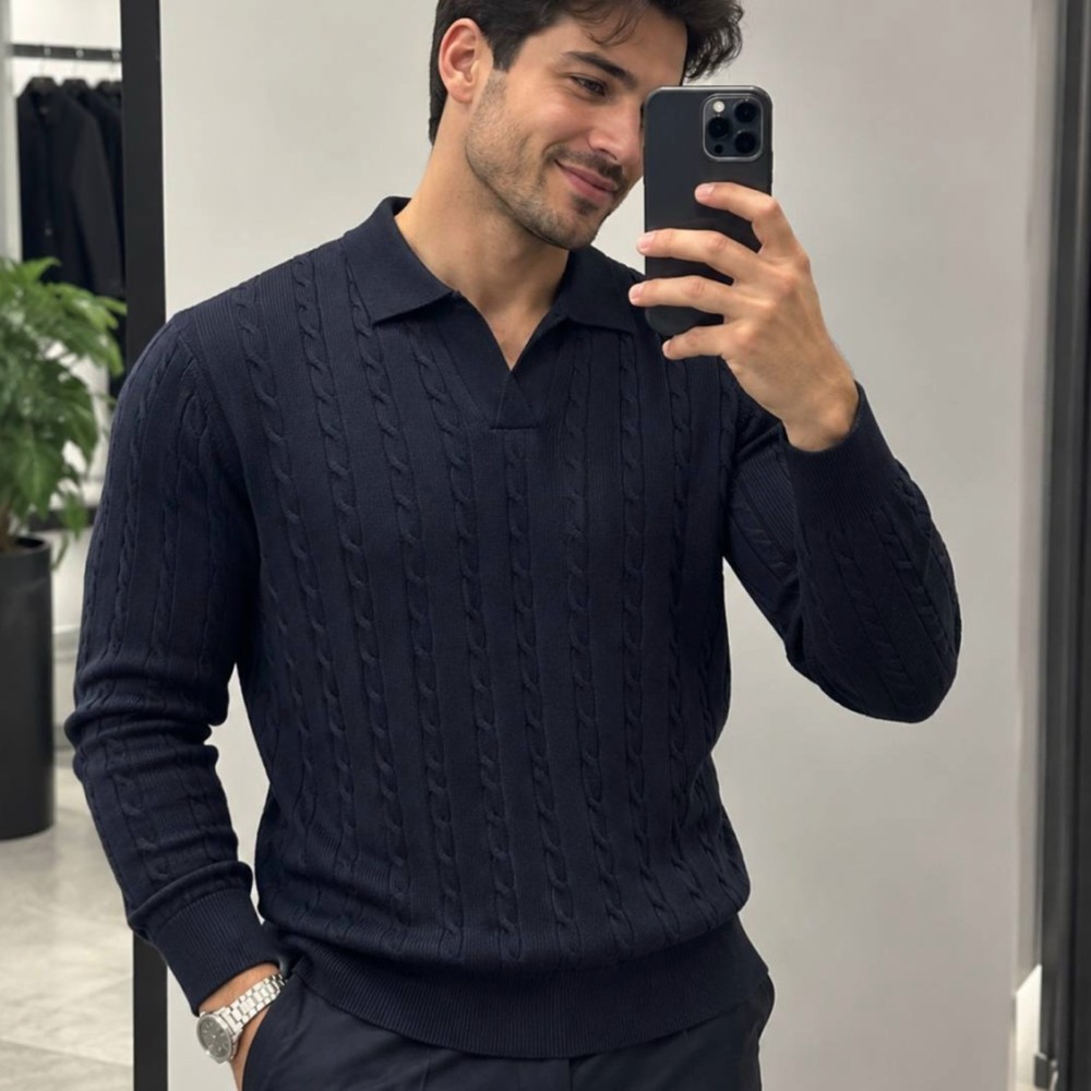 Muški polo džemper RM1010